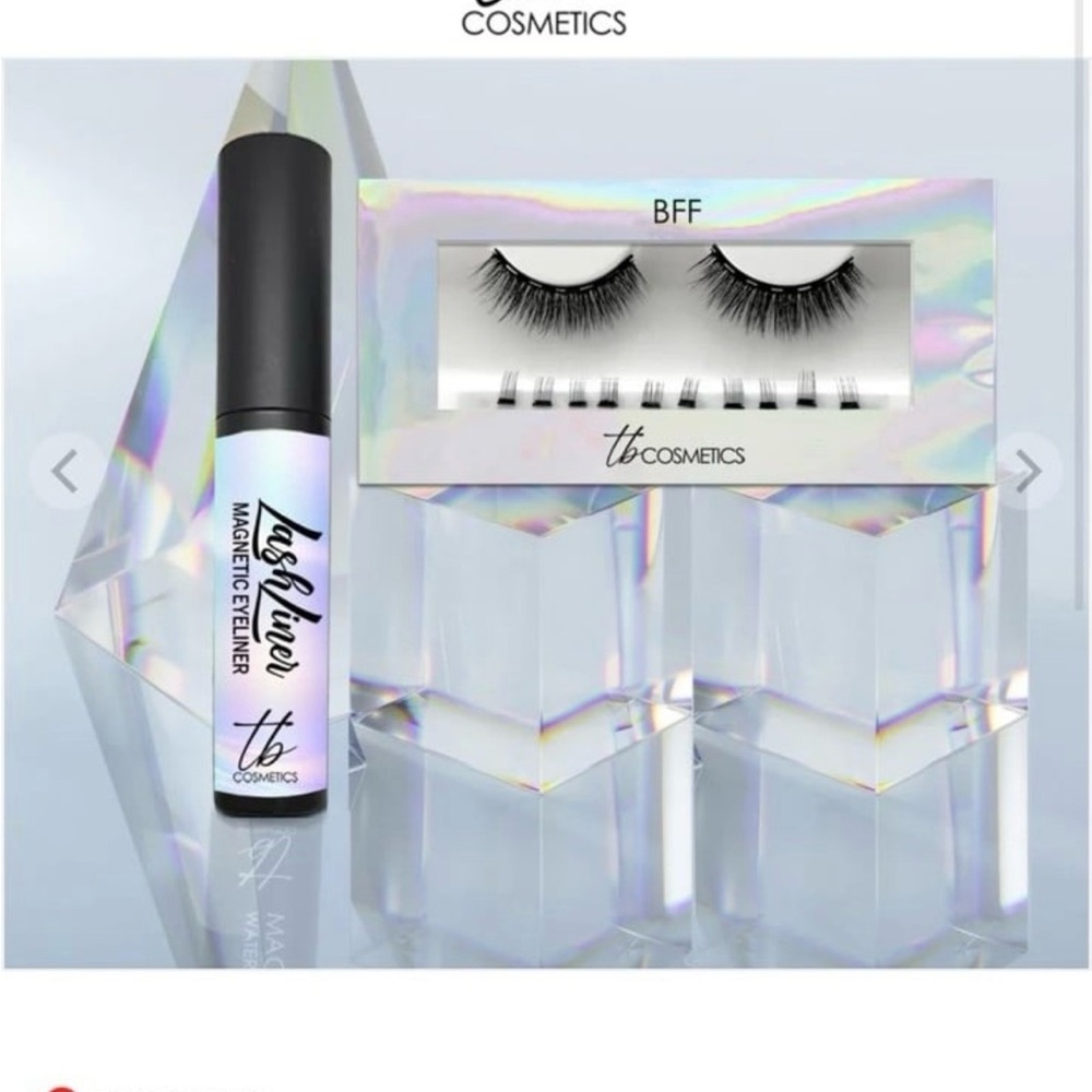 Tori Belle magnetic lashes and eyeliner